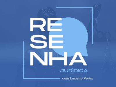 Banner do programa Resenha Jurídica da Vivax TV